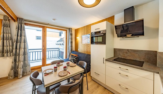 Comfortable 6-pers apartment, ski-in/ski-out, Saint-François-Longchamp