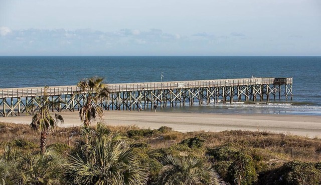 Comfort @ the Beach, Oceanfront Condo! Community Pool & 1000ft Fishing Pier!