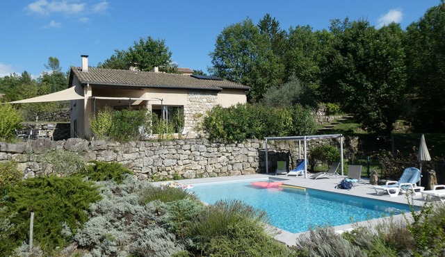 Comfortable villa with private pool in St Genest Beauzon south ardech