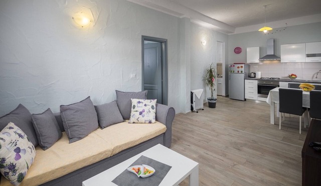 Comfortable new two bedroom apartment near Porec, with private terrace and garden