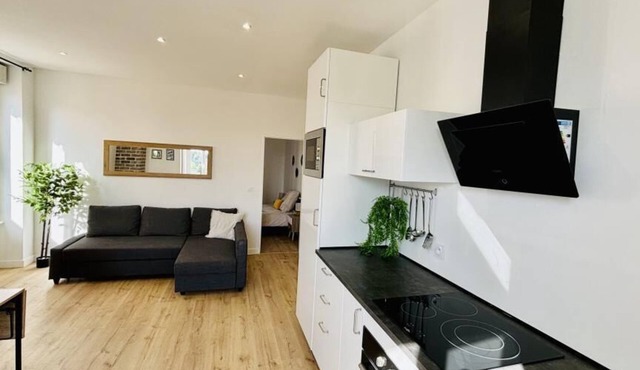 Comfortable modern T2 near metro