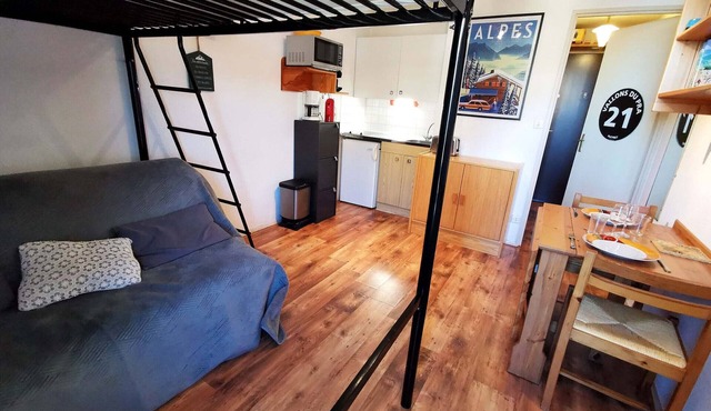 Comfortable studio, ski-in ski-out, Belledonne