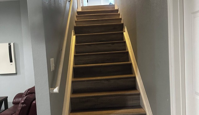 Comfortable 1-bedroom Basement With living room and kitchen provided Also heat