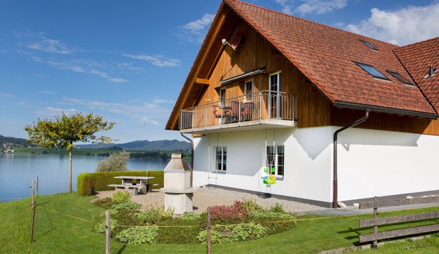 Comfortable apartment embedded between lake and mountains