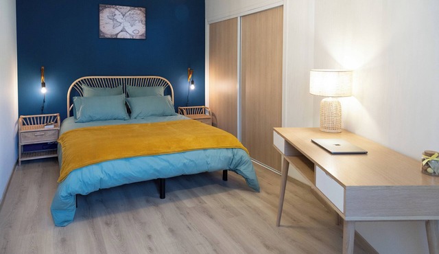 Comfortable apartment in Aurillac - Wifi, parking and peace and quiet