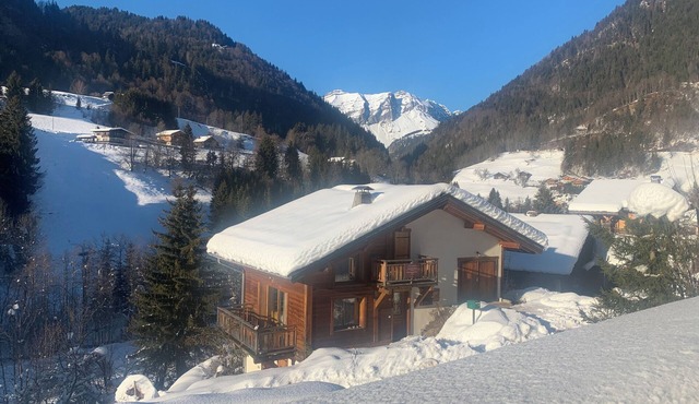Comfortable chalet with panoramic view of the Aravis mountain range