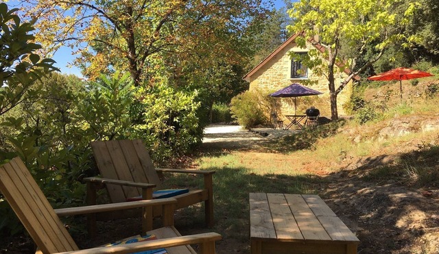 Comfortable cottage in a wooded area by the pool near Sarlat