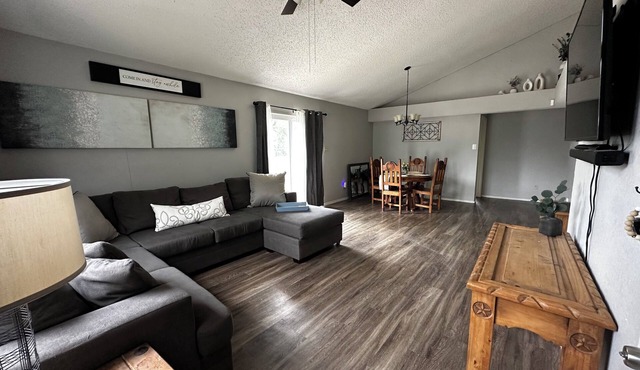 COMFORTABLE home and large private yard in welcoming Schertz right off 35