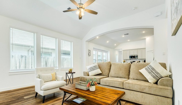 Comfortable home in quiet area with enclosed yard, WiFi, central AC, & W/D