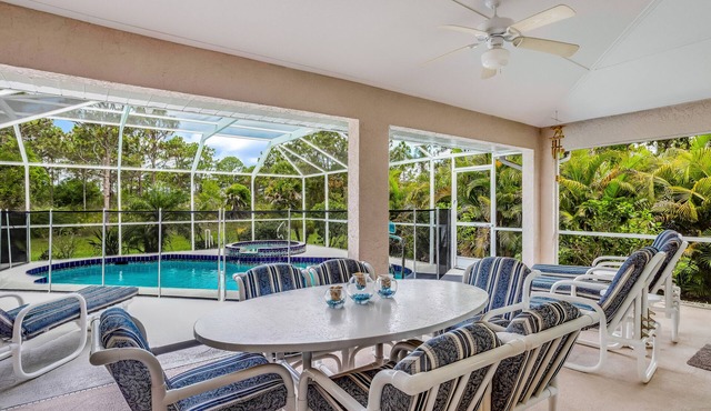 Comfortable home with private pool, high-speed WiFi, central AC & washer/dryer