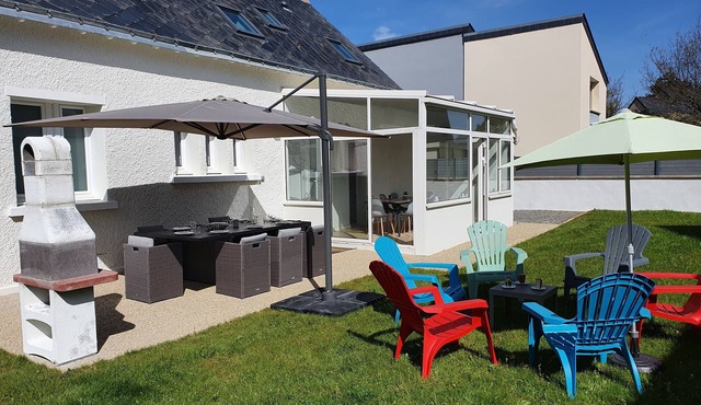 Comfortable house 700m from the beach and 800m from the shops