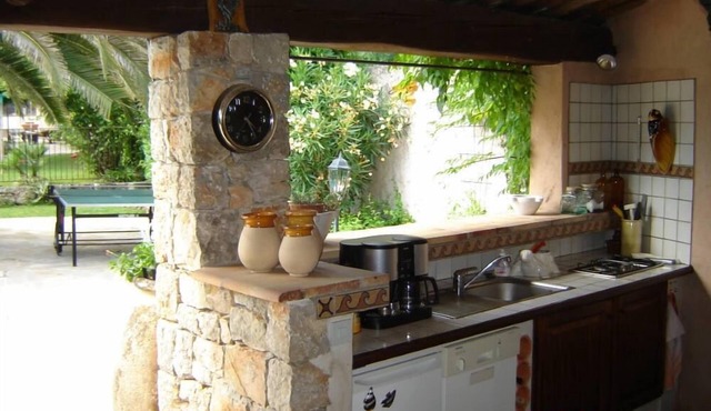 Comfortable house with enclosed garden and pool