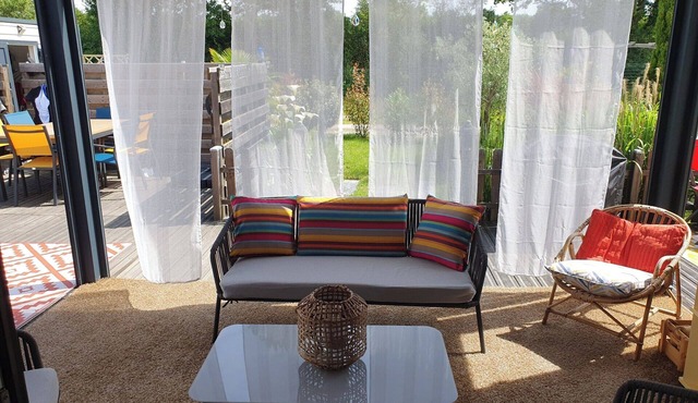Comfortable lodge with jacuzzi in Sainte Foy near Sables d'Olonne