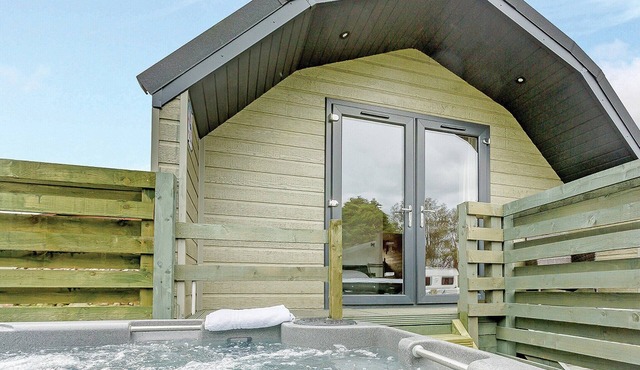 Comfortable pod perfect for short stays for couples with a sense of fun.