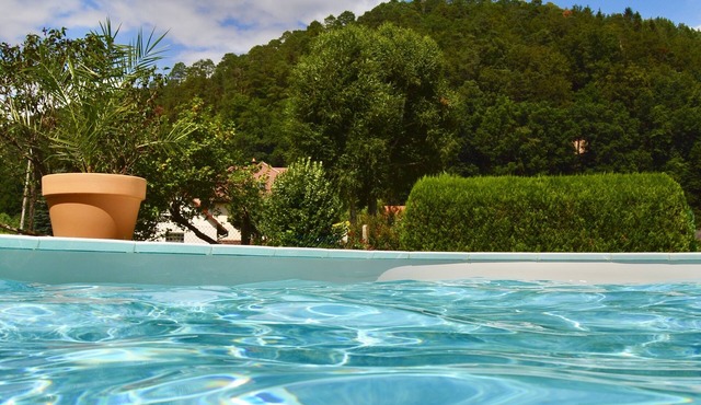 Comfortable, quiet and independent cottage with swimming pool in the heart