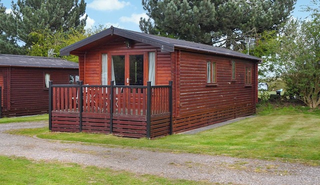 Comfortable rustic lodge for two people.