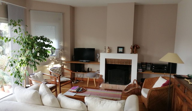 Comfortable, spacious house in a quiet neighborhood.