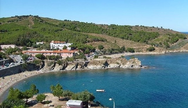 Comfortable studio with sea view, loggia, pets allowed and private parking