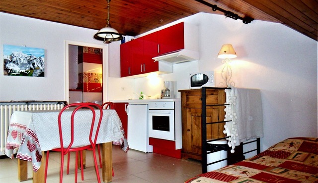 Comfortable studio for 3 people on the edge of the ski slopes at La Clusaz