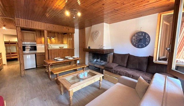 Comfortable studio for 4 in central Méribel, near slope