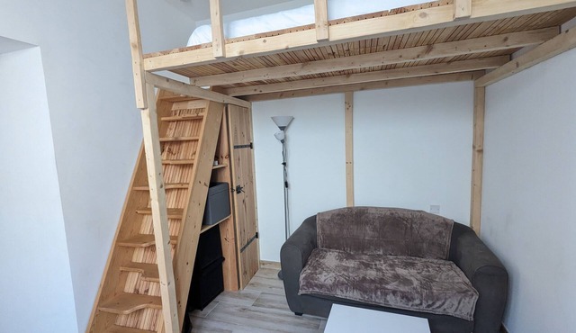 Comfortable studio of 18 m² for 2 people.