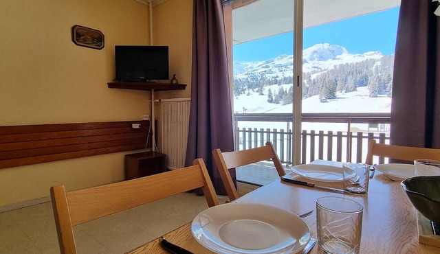 Comfortable studio near slopes, 4 people, Wifi, parking