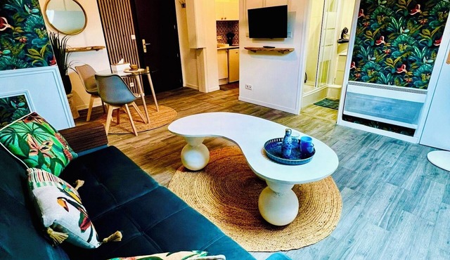 Comfortable studio, pantin, paris. Cosy with comfort.