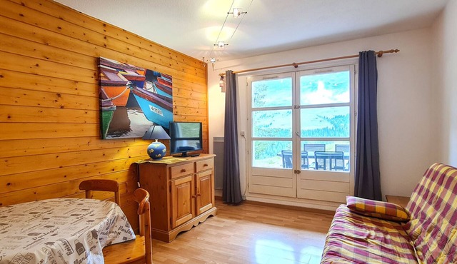 Comfortable studio with terrace, Flaine