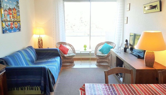 Comfortable T3 Moulleau center near beach