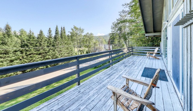 Comfortable Top-Floor Duplex in the Forest with Electric Fireplace and Deck!