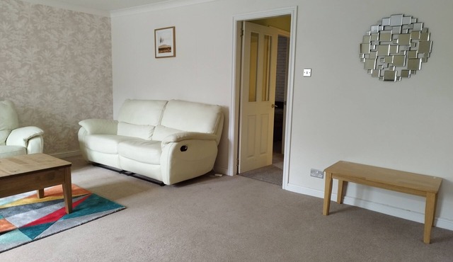 Comfortable two bedroom flat in Buckhaven near scenic beach.