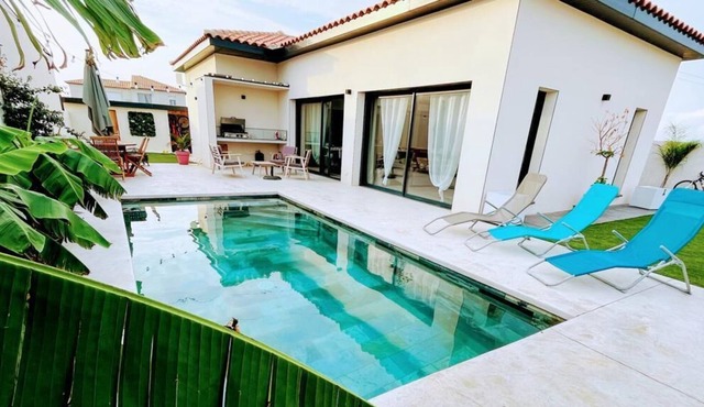Comfortable villa 10 minutes from the beaches and swimming pool
