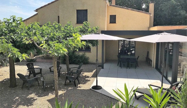 Comfortable villa on exceptional site, quiet, near Lac du Salagou