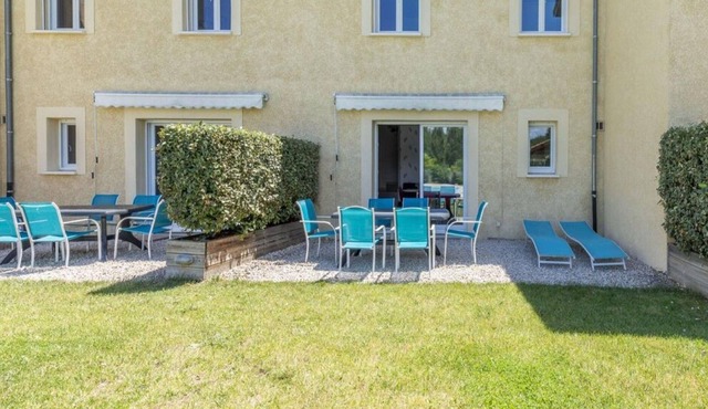 comfortable villa with shared pool on a private estate