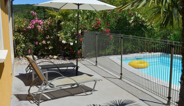 Comfortable villa with private swimming pool and close to the Ardèche River