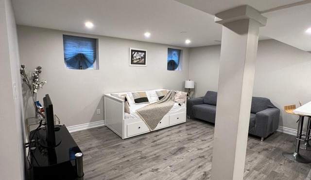 Comfy Basement Apartment with Private entrance and free car