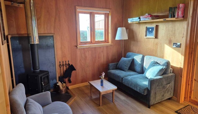 Comfy cabin on our family farm in Devon