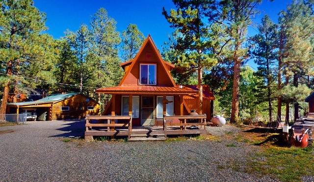 Comfy Cabin w/Mountain Views/Free WiFi/Firepit/Washer/Dryer - Near Wolf Creek