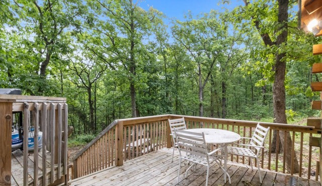 Comfy dog-friendly cabin with fireplace, washer/dryer, gas grill & deck