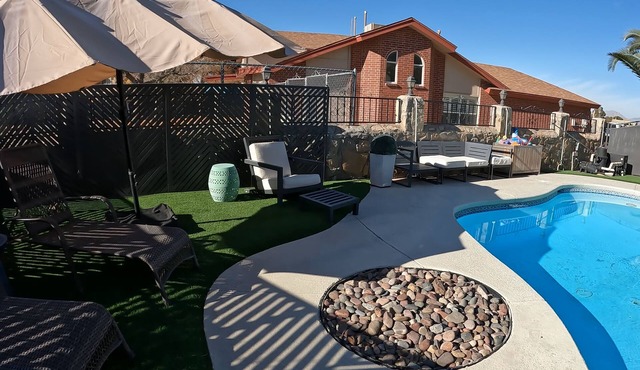Comfy Modern Home with heated pool