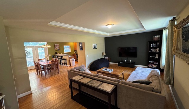 comfy, open floorplan within walking distance of Maplewood