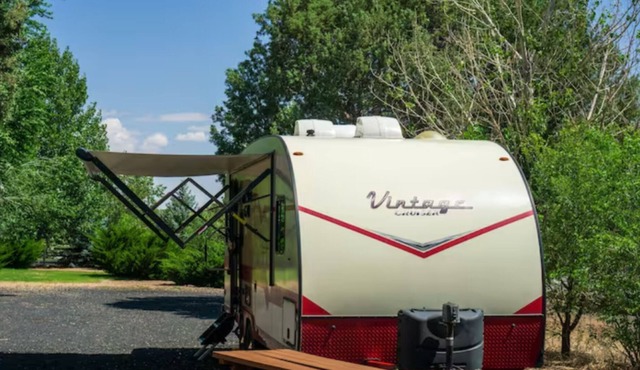Comfy Vintage 1-bedroom RV by national forest