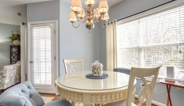 Community Pool & Private Balcony: Chic Lewes Gem