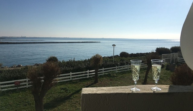 Completely renovated apartment. Front row sea view