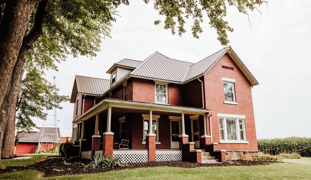 Completely renovated early 1900s farmhouse, country setting, and farm animals.