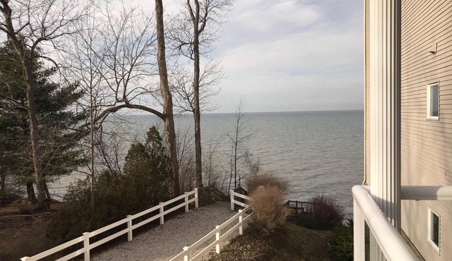 Condo at Lake Erie Vista, Unit 201 - Private Beach, Balcony, Pool