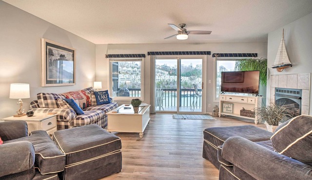 Condo on Norris Lake w/ Boat Slip & 2 Balconies!