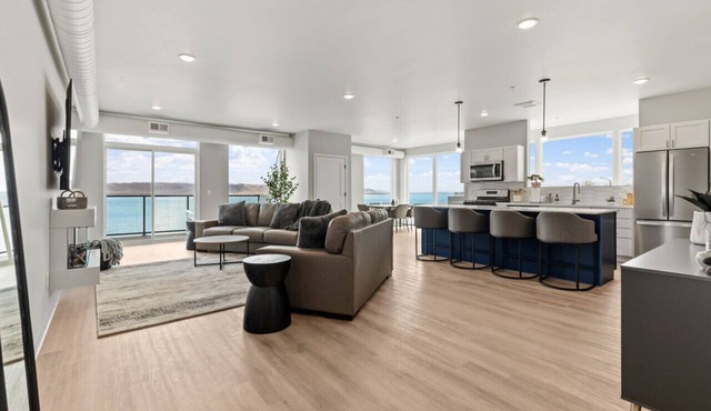 Condo with beautiful windows overlooking Lake Pepin - Attached Garage - Unit 208