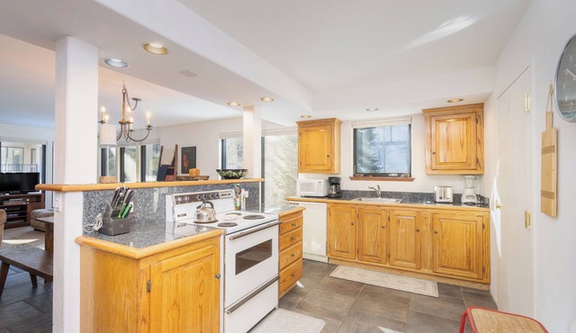 Condo with great ski access and heated garage.