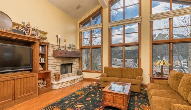 Condo with Mountain Views and WIFI! Steps to Downtown!